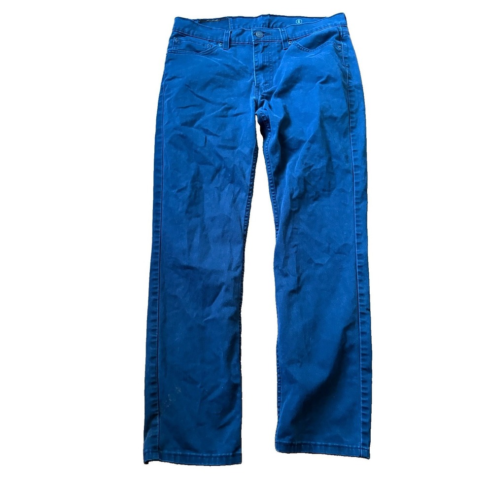 Levis 511‎ Jeans Slim Fit Medium Wash Stretch Pants Mens 32x30 Black